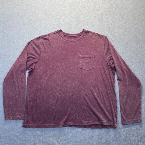 Original‎ Use Purple Long Sleeve T-Shirt,Pocket,Size XXL,Cotton,Soft,Mens - Picture 1 of 6